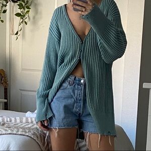 Urban Outfitters Distressed Cardigan Top